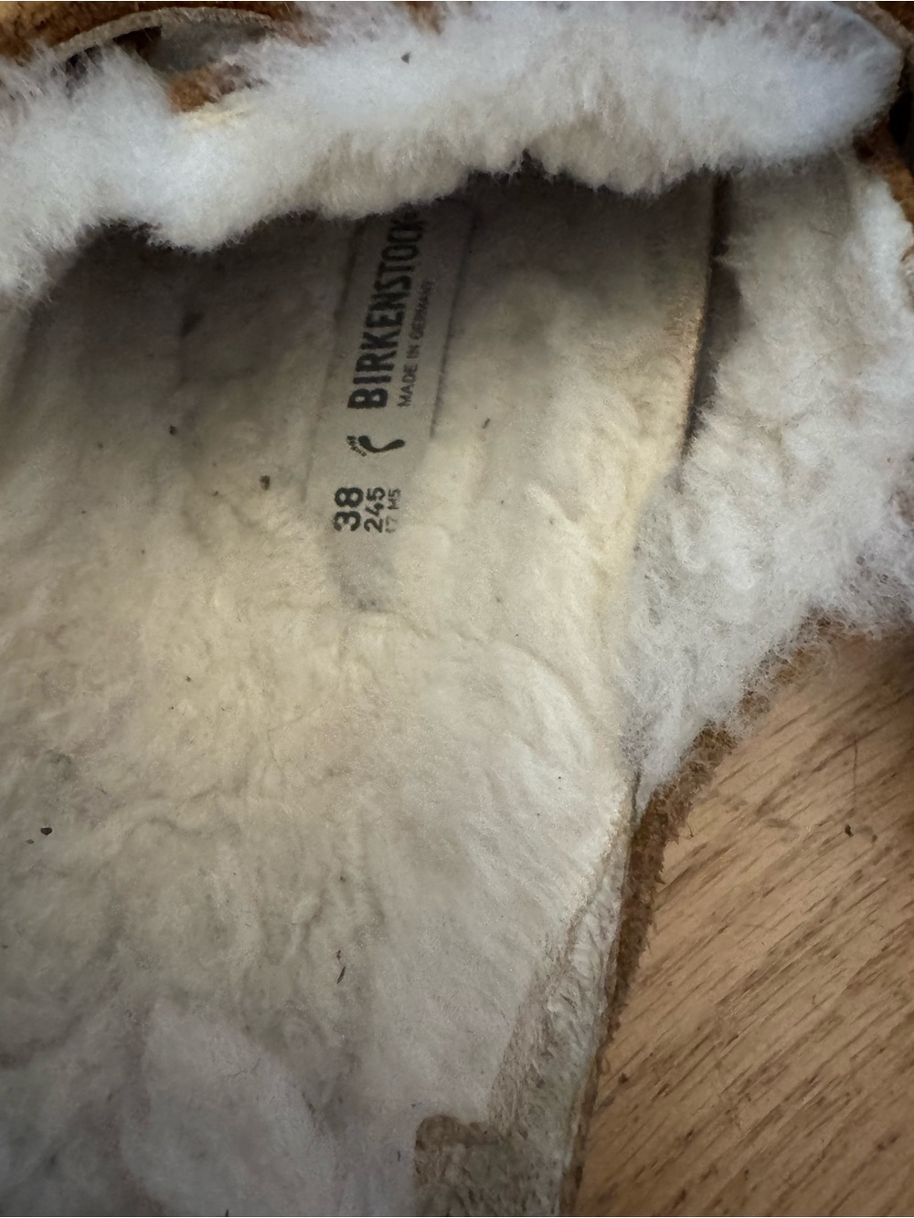 Birkenstock Boston Shearling Clog - Chestnut - Picture 3 of 7